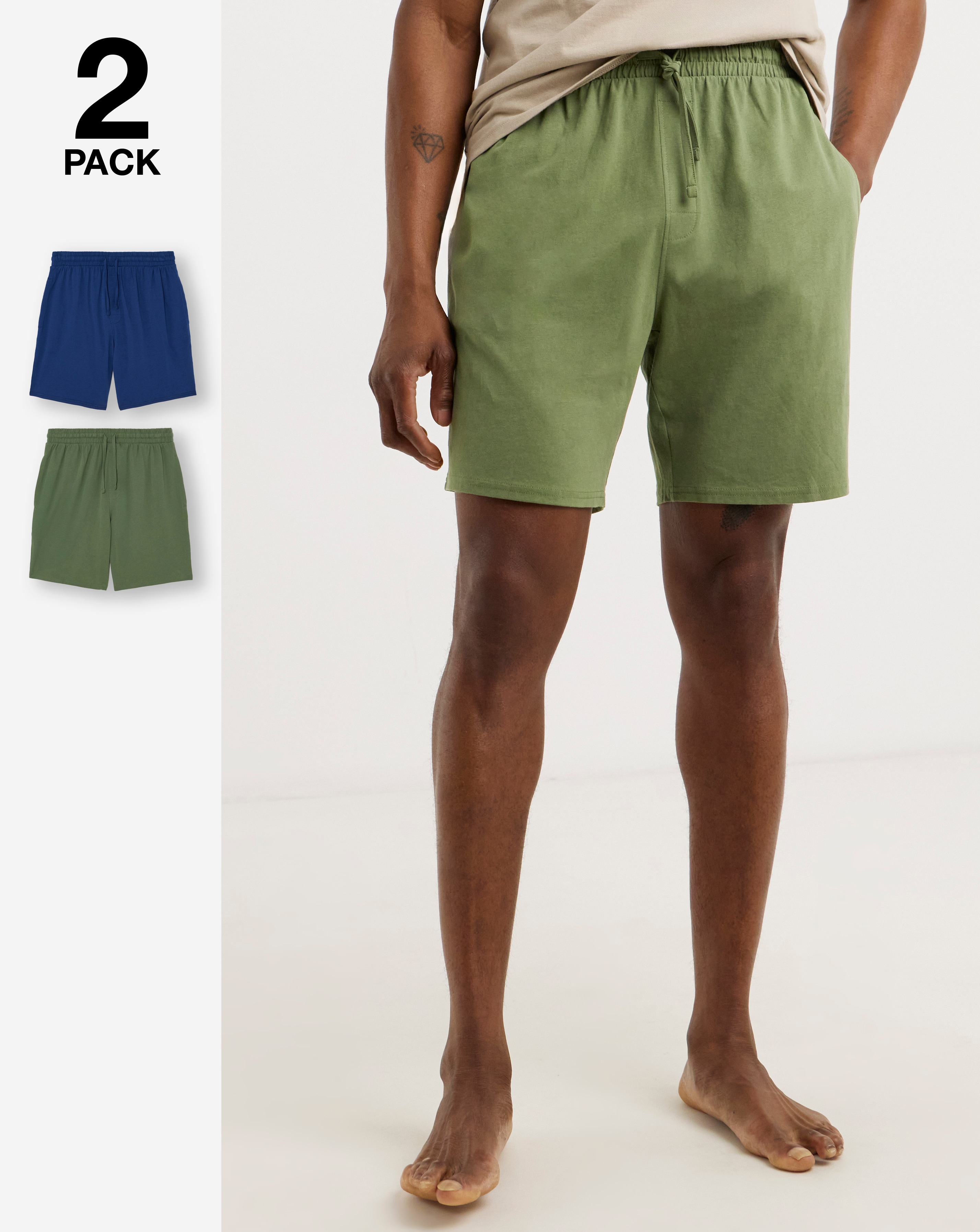 New In - 2 Pack Jersey Shorts