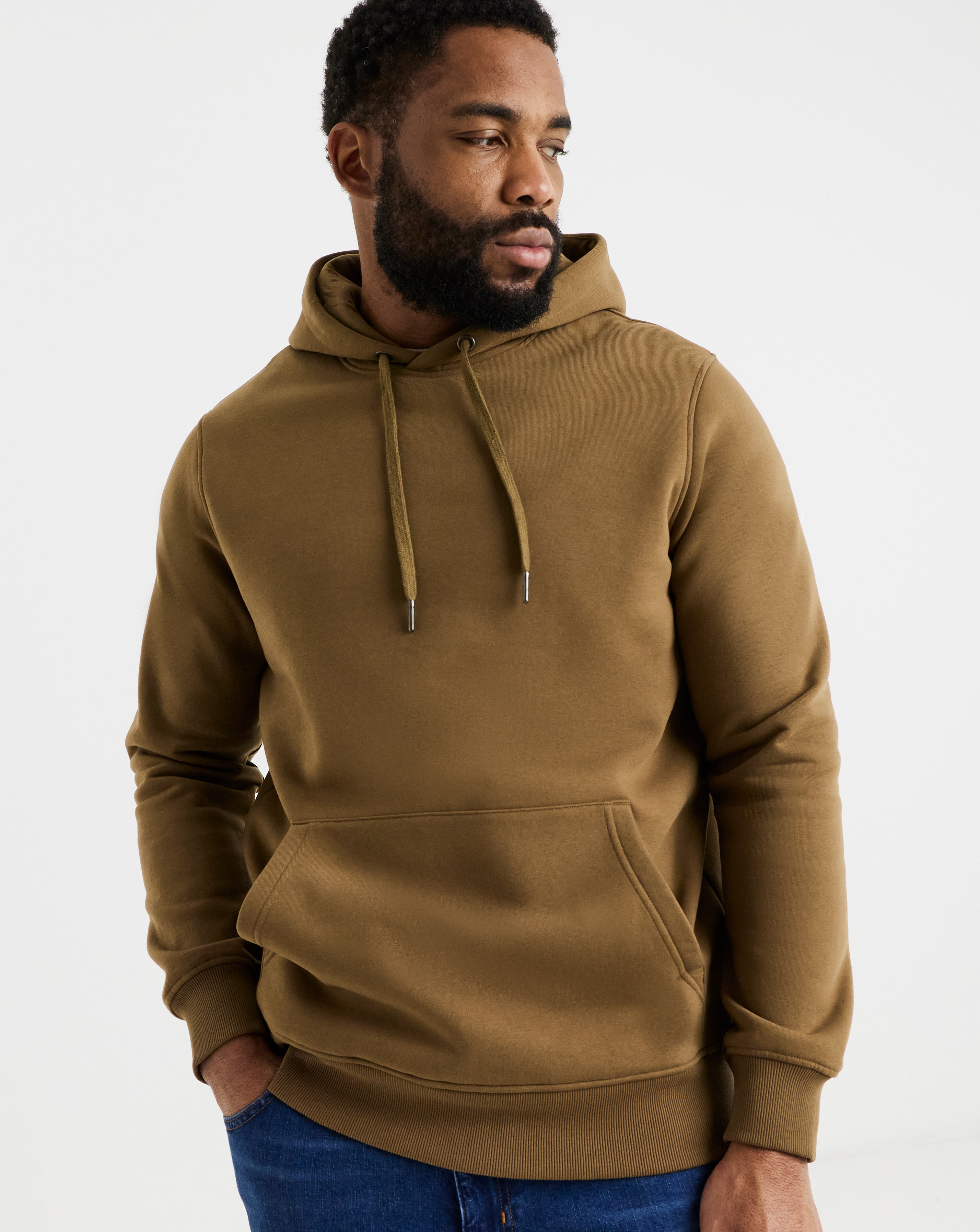 New In - Overhead Hoodie Long - Beige