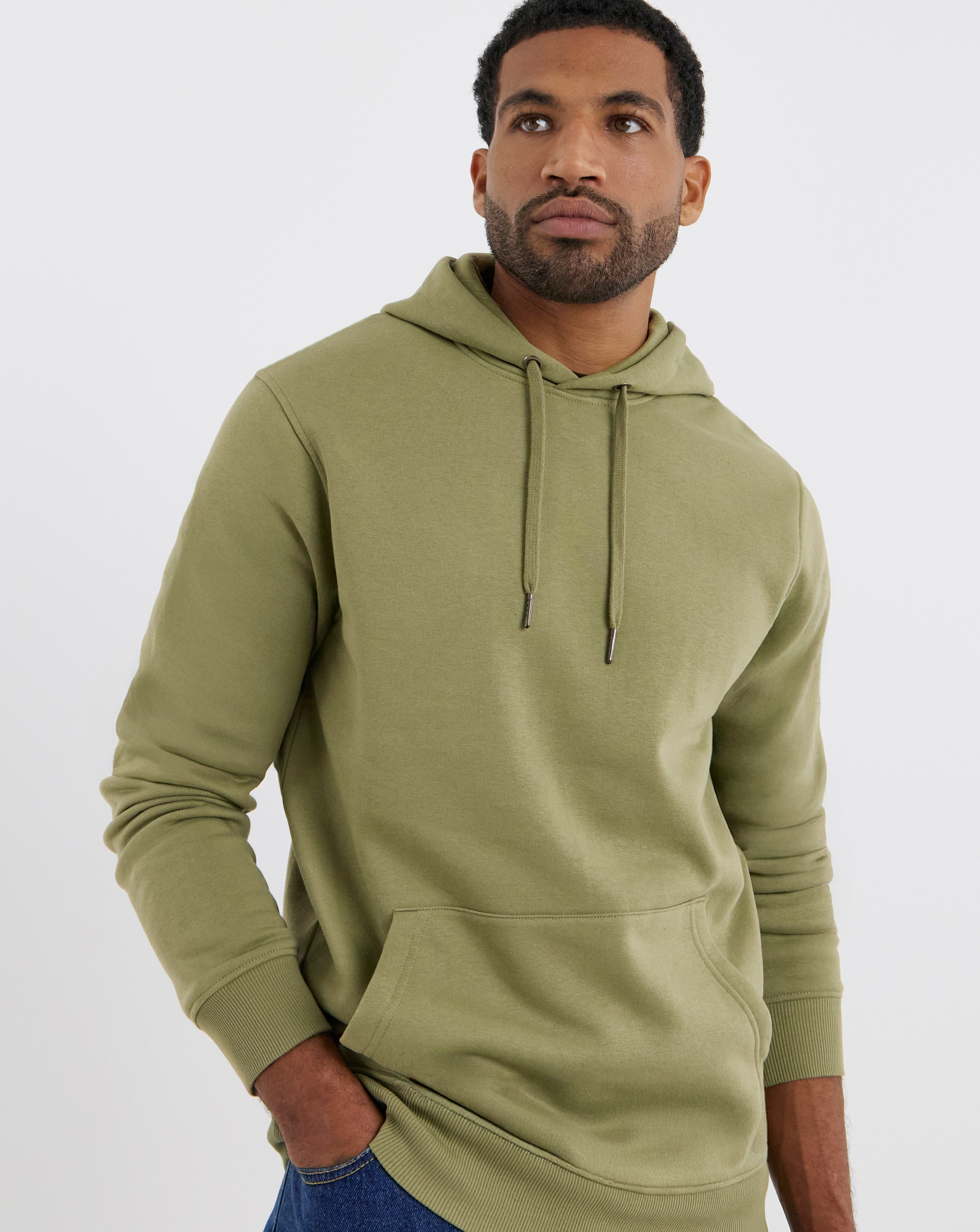 Overhead Hoodie Long - Green