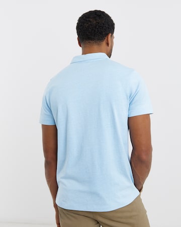 Marl Jersey Polo Shirt Long