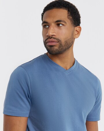 Pure Cotton V Neck T-Shirt Long