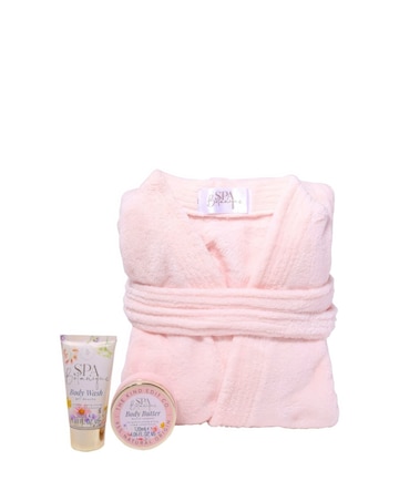 The Kind Edit Co. Spa Boutique Robe and Bathng Gift Set