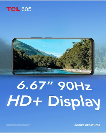 TCL 605 4G 128GB - Obsidian Black