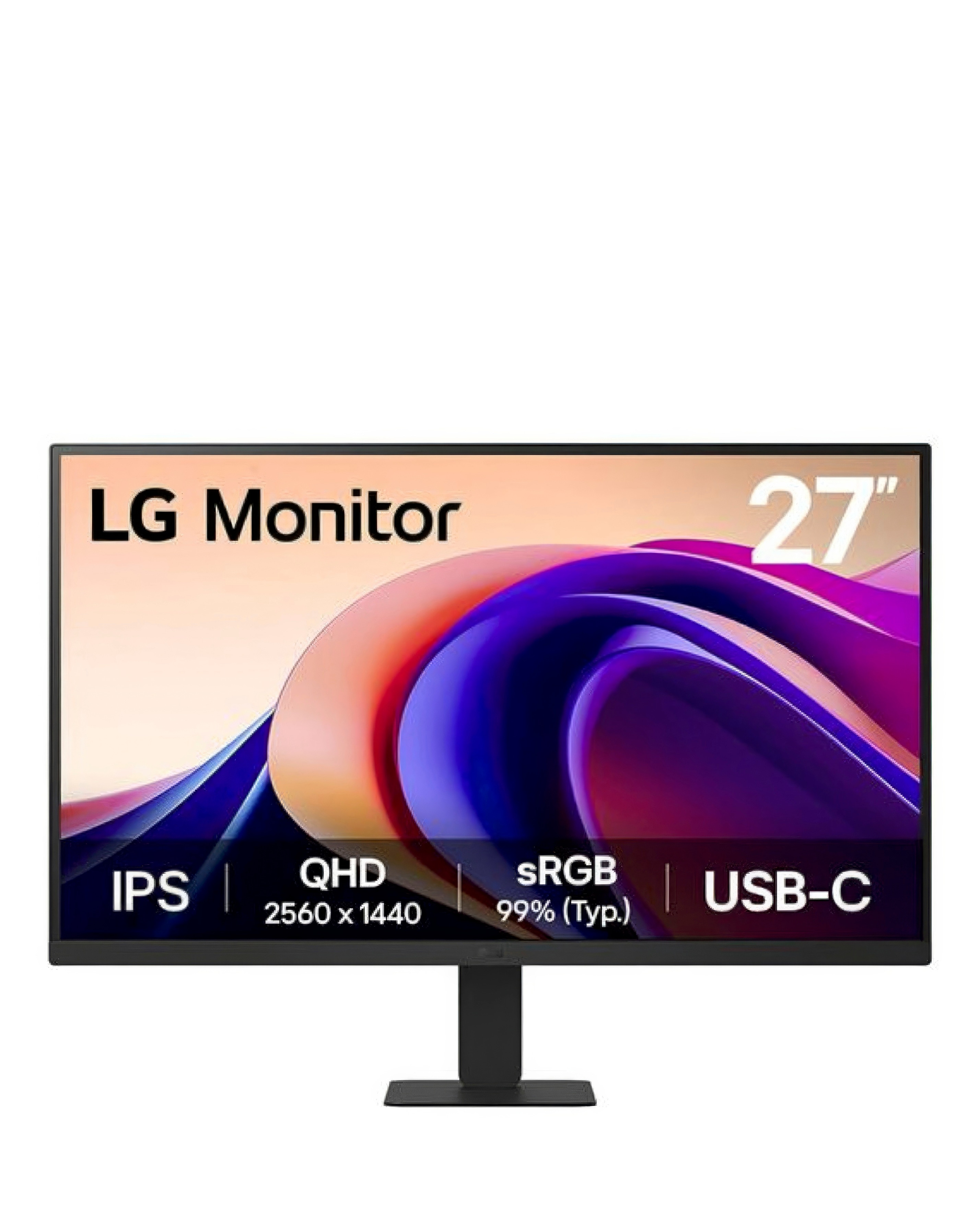 New In - LG Quad HD IPS LCD Monitor - Black