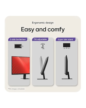 LG 27U631A-B.AEKQ 27in 100Hz Quad HD IPS LCD Monitor - Black