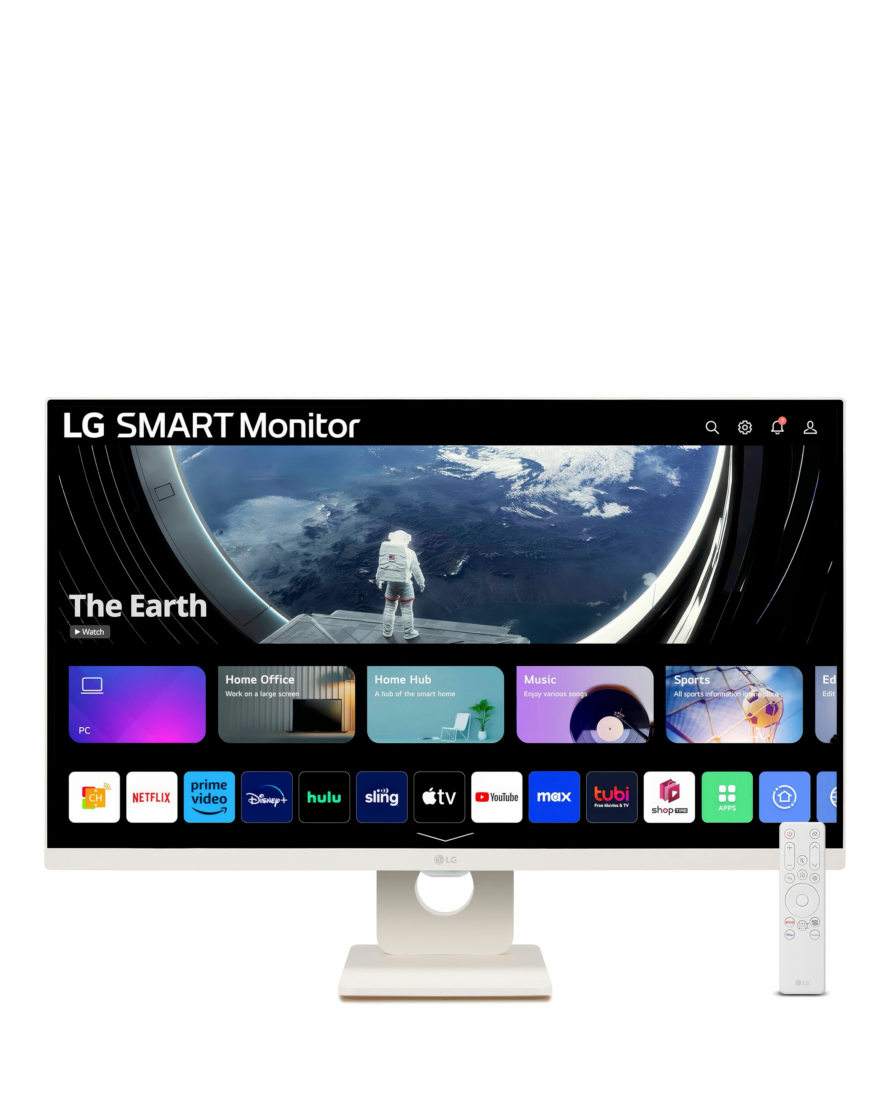 New In - LG Smart Monitor - White
