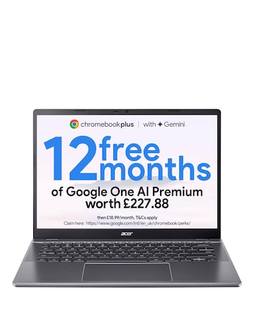 Acer Chromebook Plus 514 - 14in UHD Intel Core i5 8GB 512GB