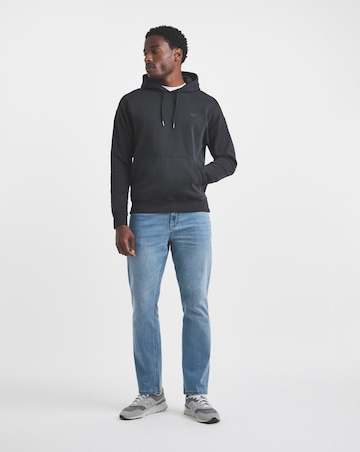Union Garment Dyed Relaxed Hoodie-Black