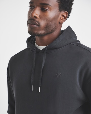 Union Garment Dyed Relaxed Hoodie-Black