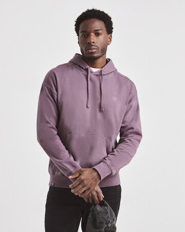 Union Relaxed Hooded Sweatshirt - Plum