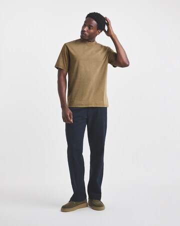 Union Garment Dyed Relaxed Fit T-Shirt-Brown