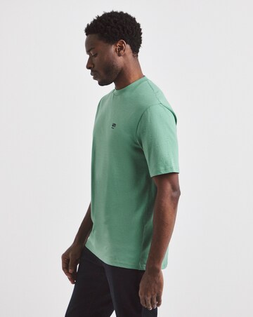 Union Embroid T-Shirt Long- Green