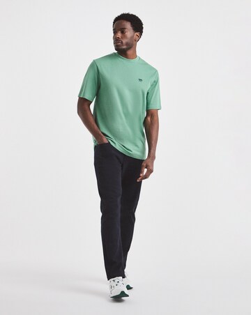 Union Embroid T-Shirt Long- Green