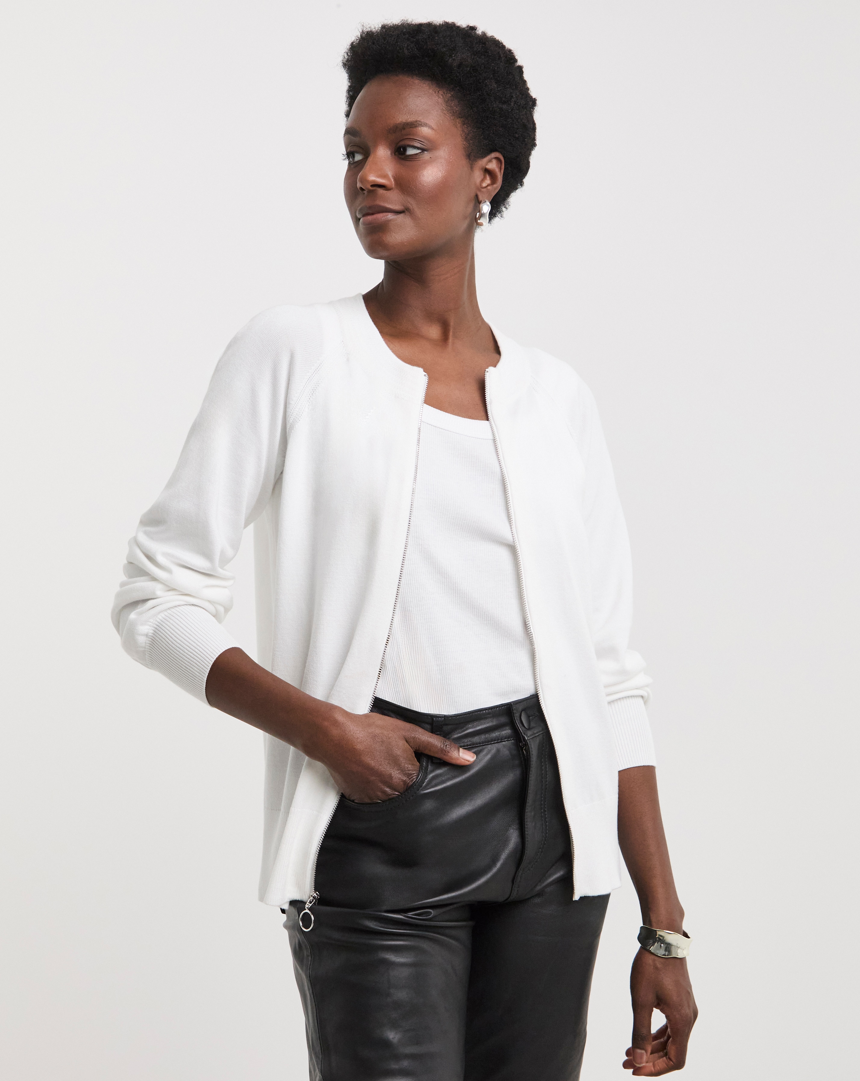 Lightweight Knitted Bomber