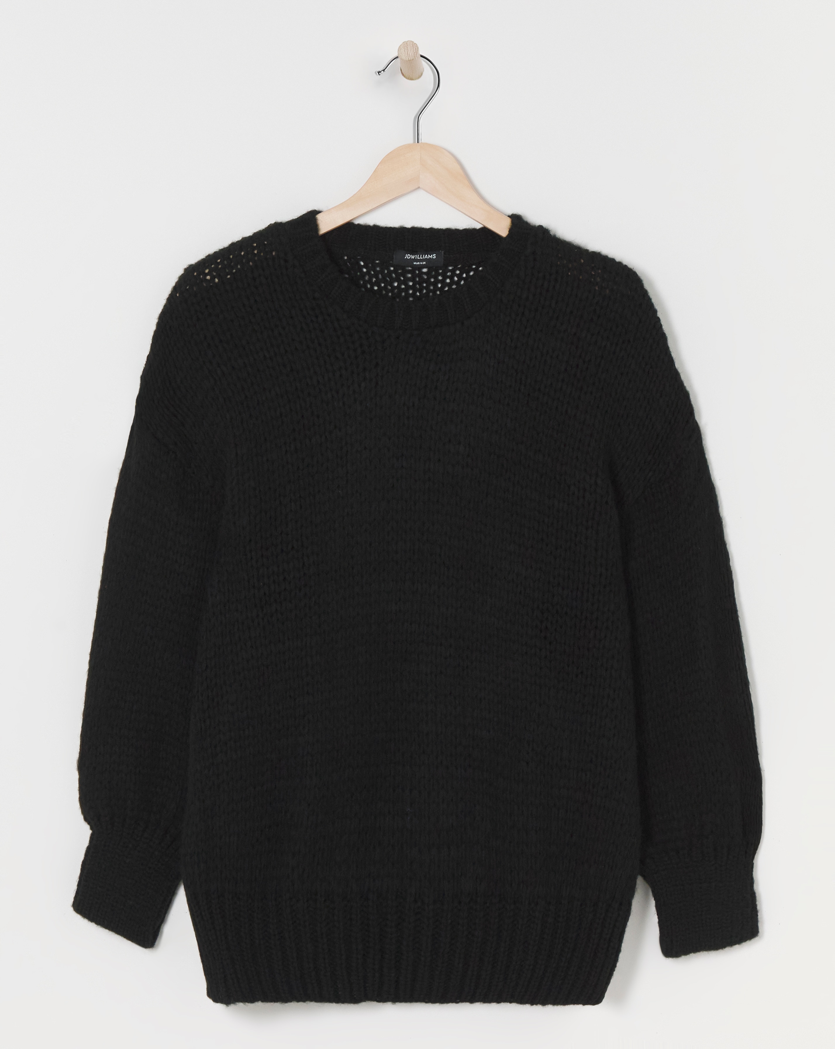 Fluffy Balloon Sleeve Jumper