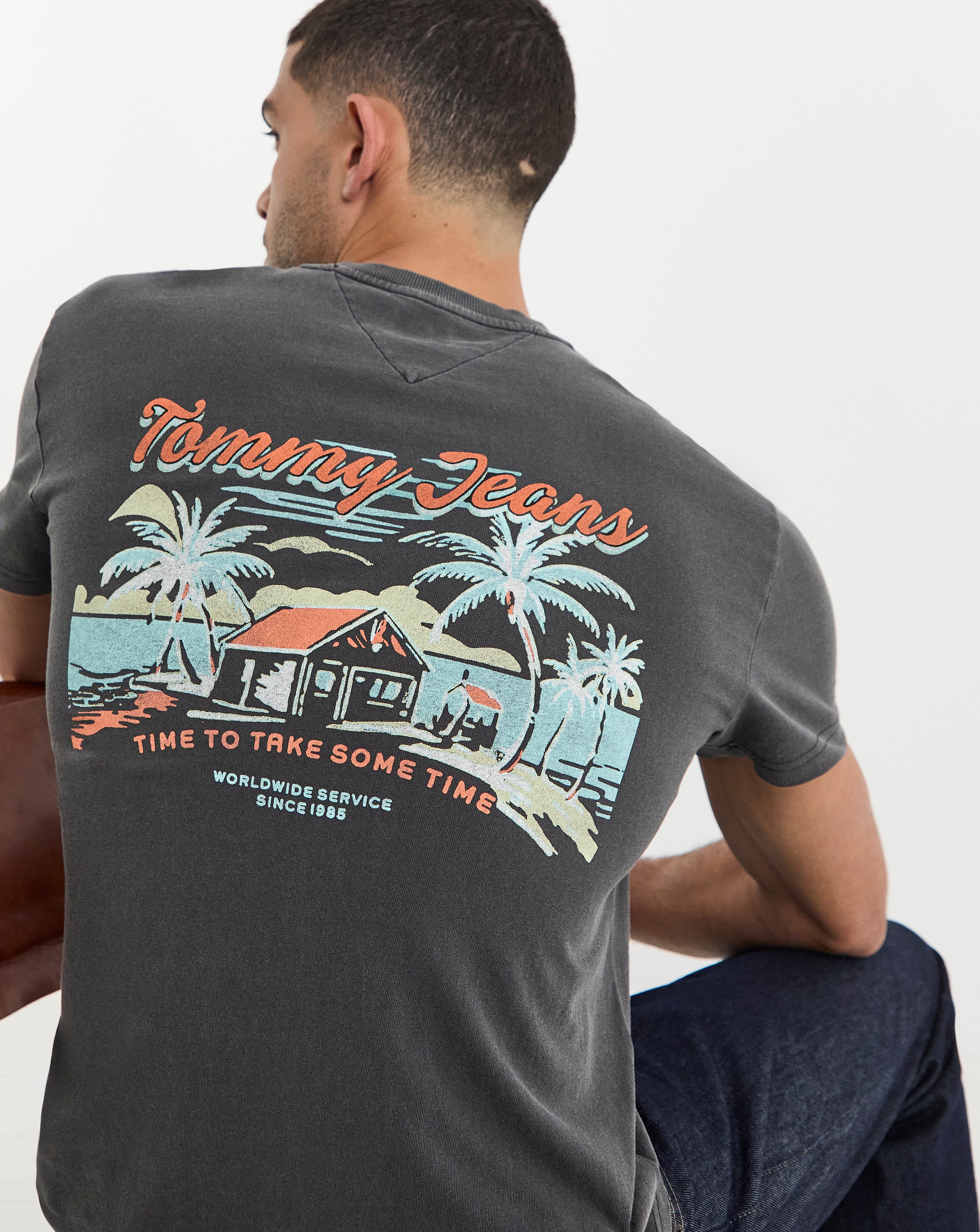 Tommy Jeans Cabana Back Print T-Shirt