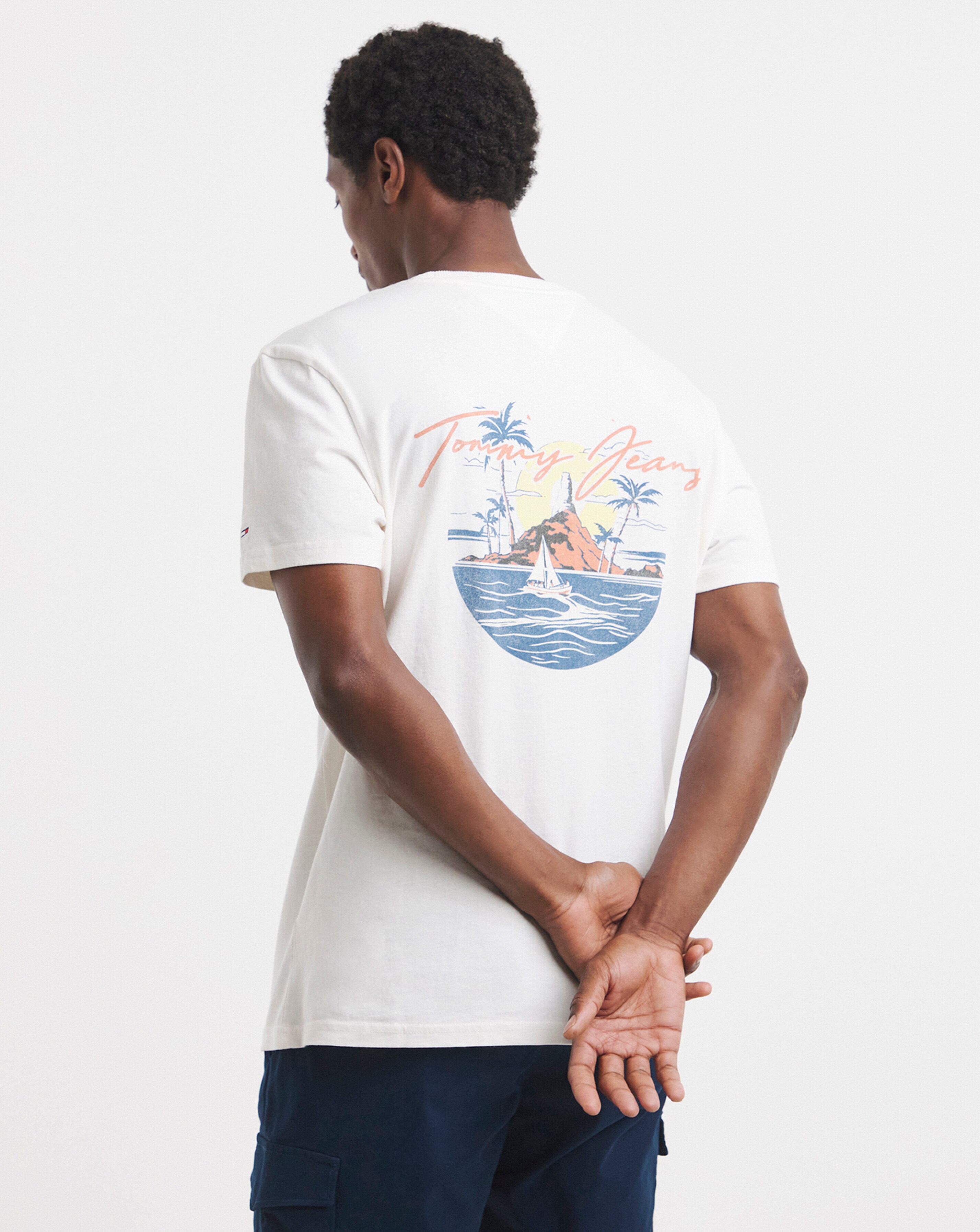 Tommy Jeans Back Graphic Sailing T-Shirt