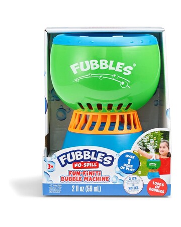 Fubbles No-Spill Fun-Finiti Bubble Machine