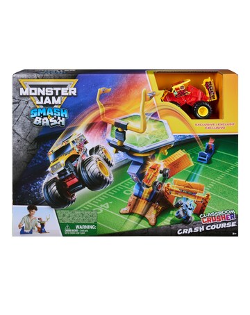 Monster Jam 1:64 Smash N Bash Playset