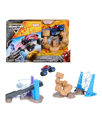 Monster Jam 1:64 Marvel Playset