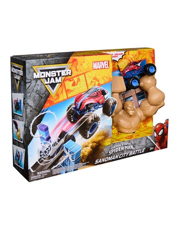 Monster Jam 1:64 Marvel Playset