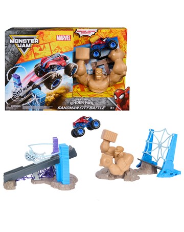 Monster Jam 1:64 Marvel Playset