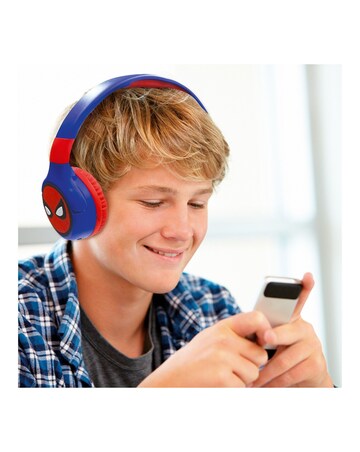 2 in 1 Bluetooth and Wired comfort foldable Headphones SpiderMan Design