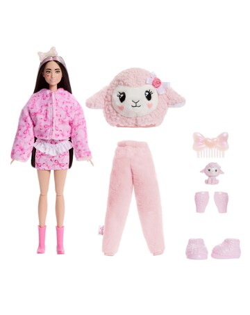 Barbie Cutie Reveal Doll: Sweet Bows Pink Lamb