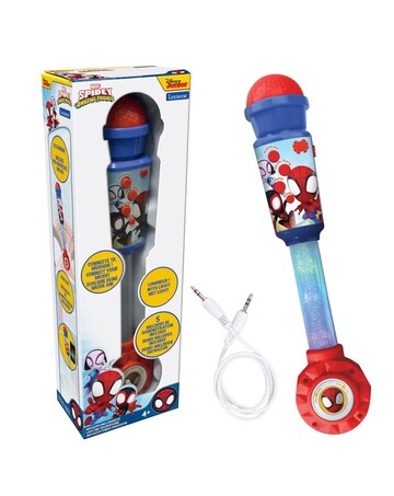 Spider-Man Lighting Microphone with speaker (aux-in), melodies and sound effects