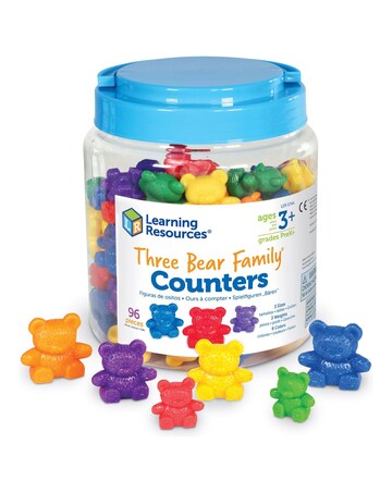 Three Bear Family Counters (Set of 96)