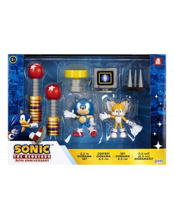 Sonic 2.5in Figure Diorama Set