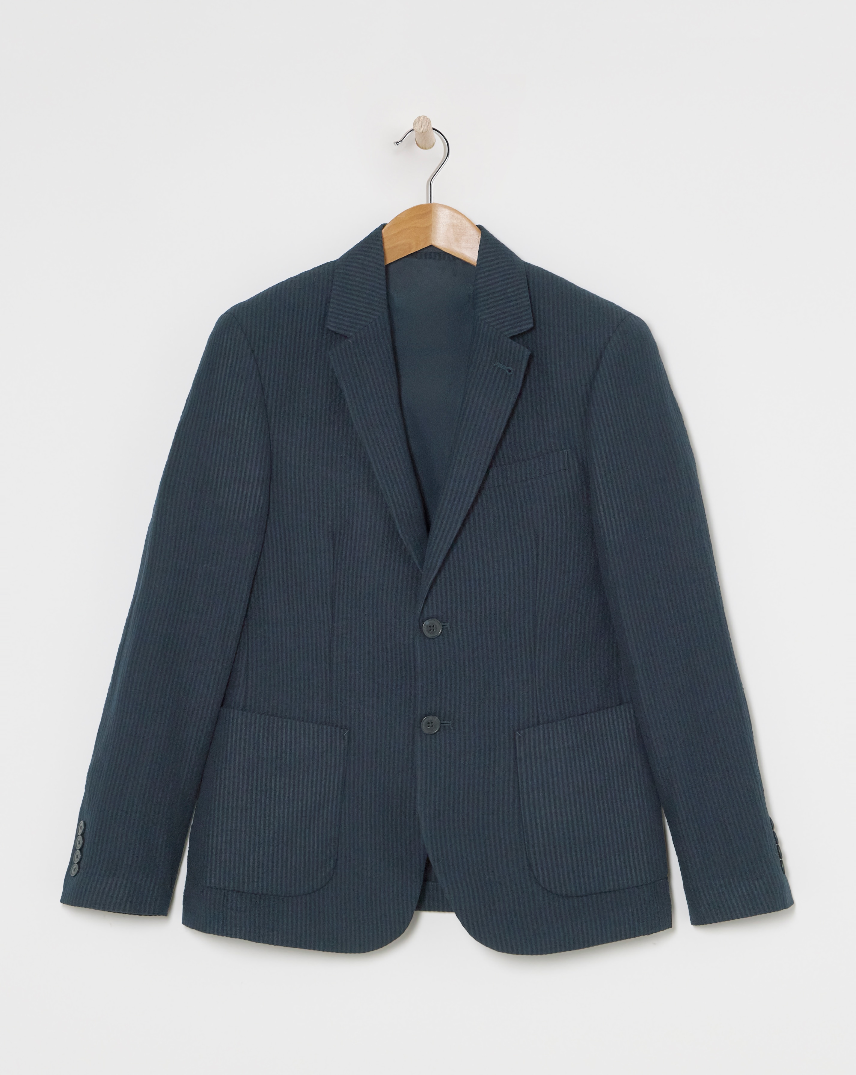 Seersucker Cotton Suit Jacket