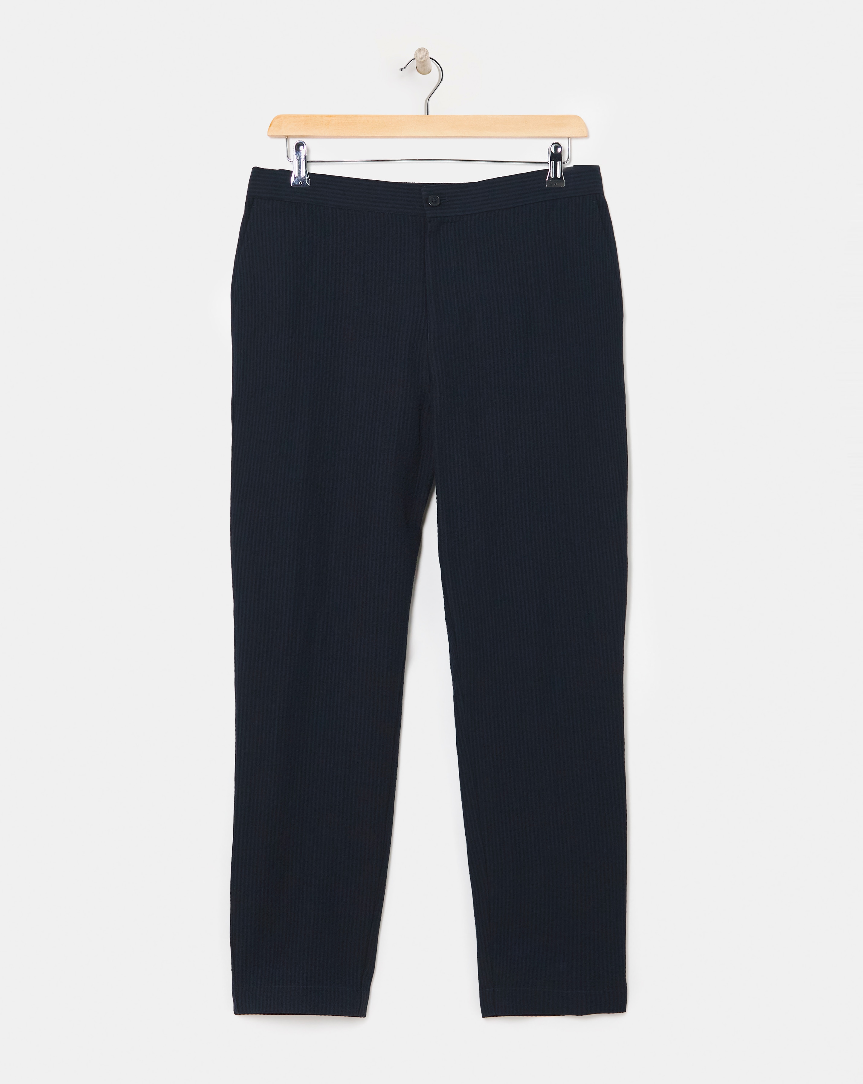 Seersucker Cotton Suit Trouser