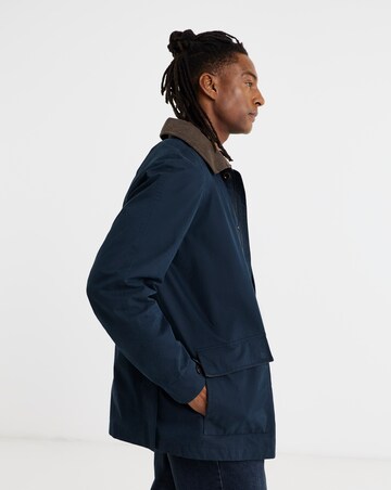 Timberland Waterproof Cotton Barn Coat - Navy