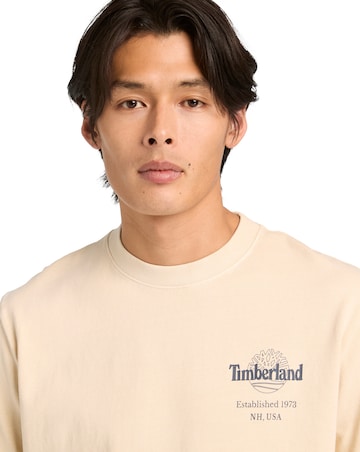 Timberland Sunfaded Back Tree Logo Graphic T-Shirt