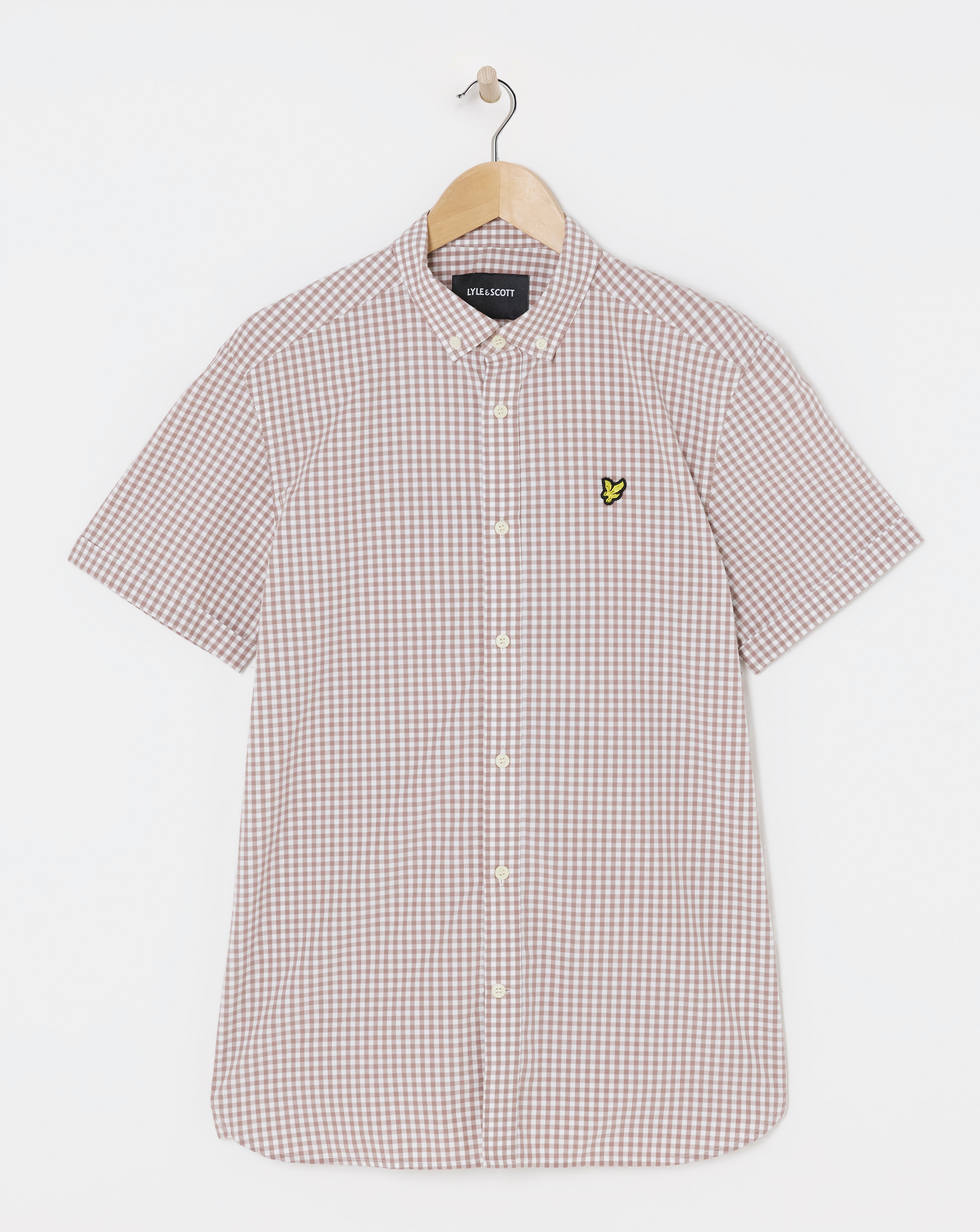 Lyle & Scott Short Sleeve Gingham Shirt