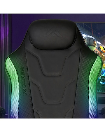 X Rocker Monsoon 4.1 Audio LED Console Gaming Chair - Black