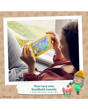 Nintendo Switch Lite Coral + Animal Crossing New Horizons