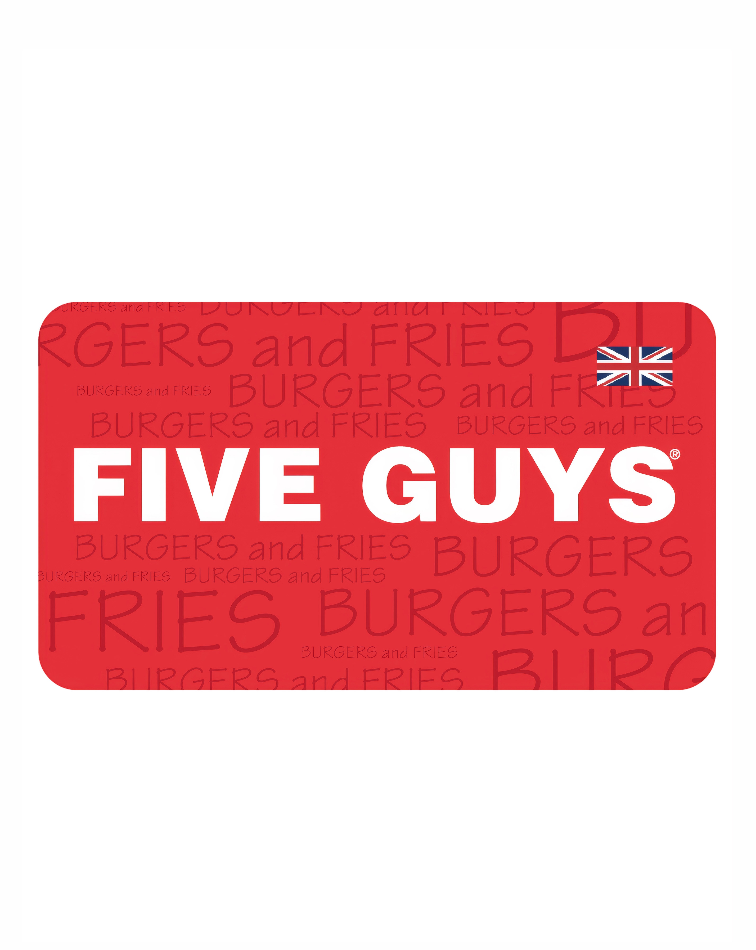Five Guys #20 Gift Card