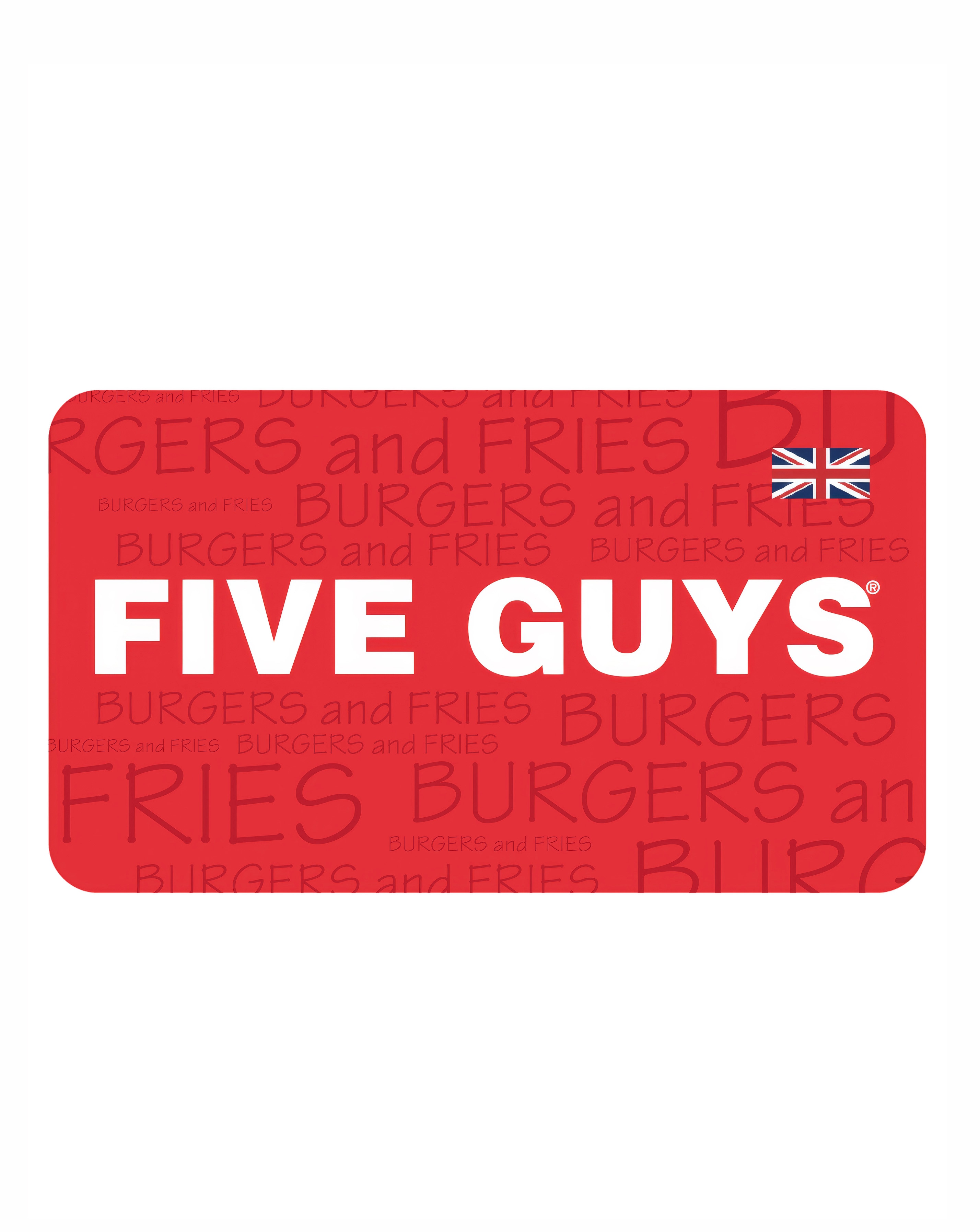 Five Guys #25 Gift Card