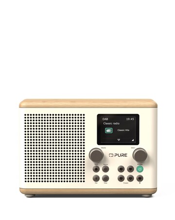 Pure Classic H4 Digital Radio White/Oak