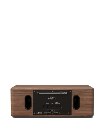 Pure Classic C D6 CD Player & Digital Radio Black/Walnut