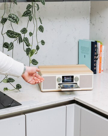 Pure Classic C D6 CD Player & Digital Radio White/Oak