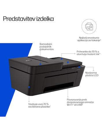 HP DeskJet 4310 All in One Printer - Black