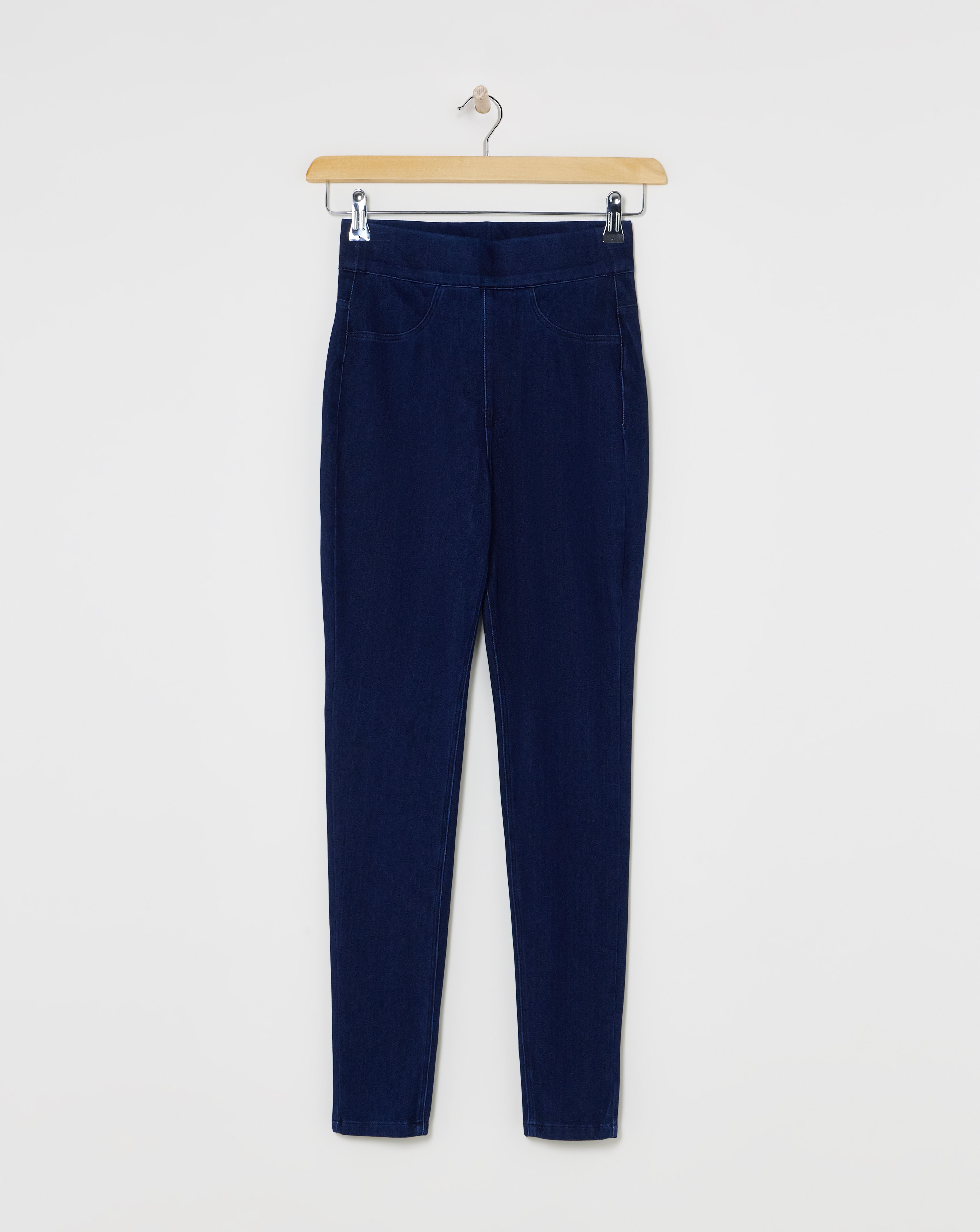Indigo Jersey Denim Jeggings