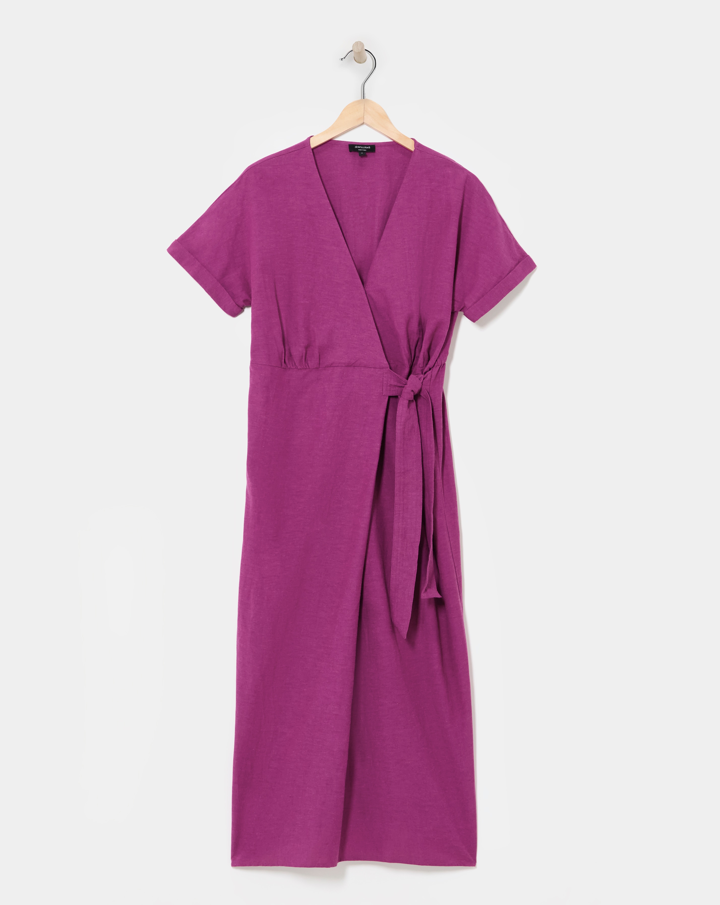 Linen Wrap Dress