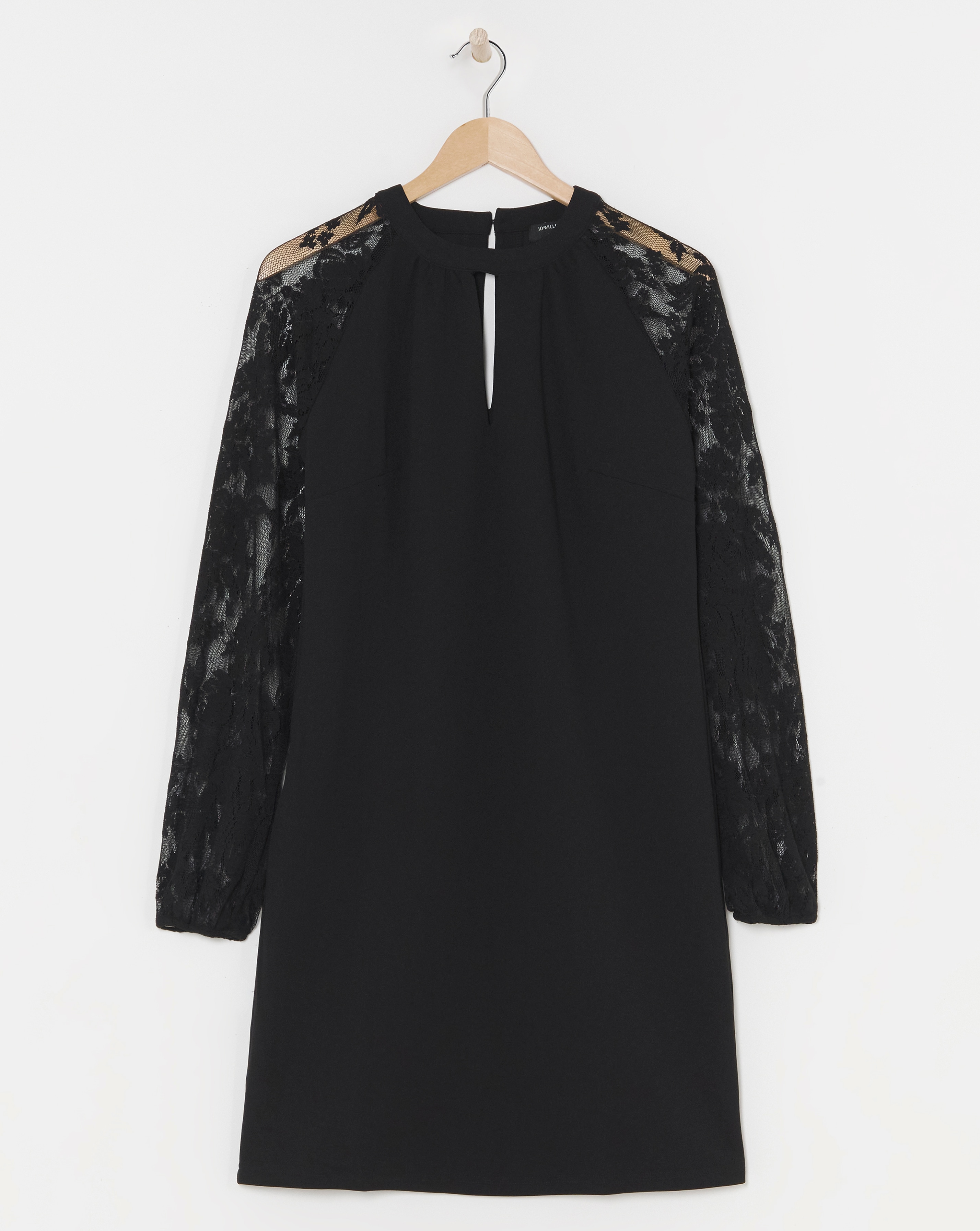 Lace Sleeve Shift Dress
