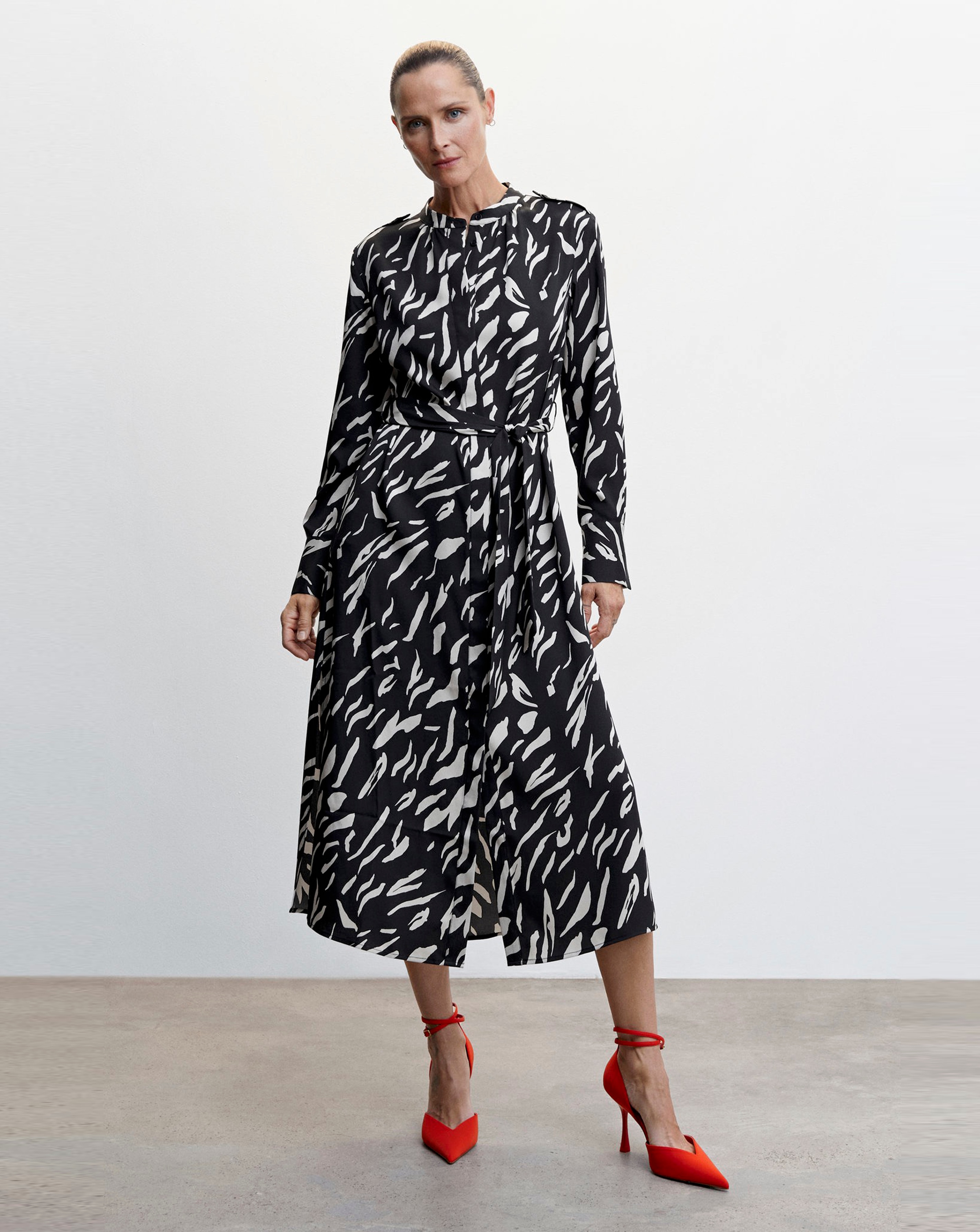 Mango Truman Midi Printed Dress