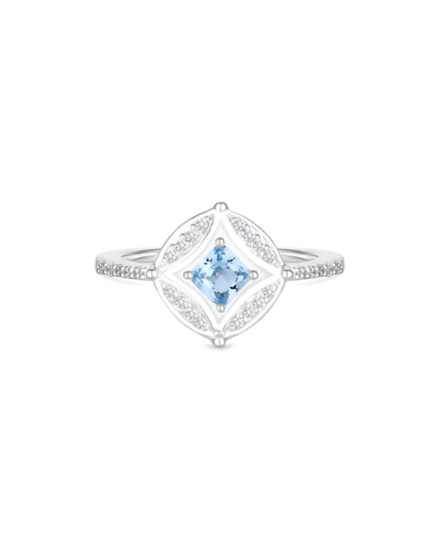 Simply Silver Spinel And CZ Ring