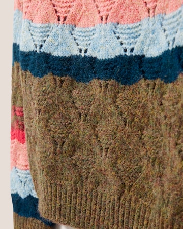 White Stuff Yoke Pattern Jumper